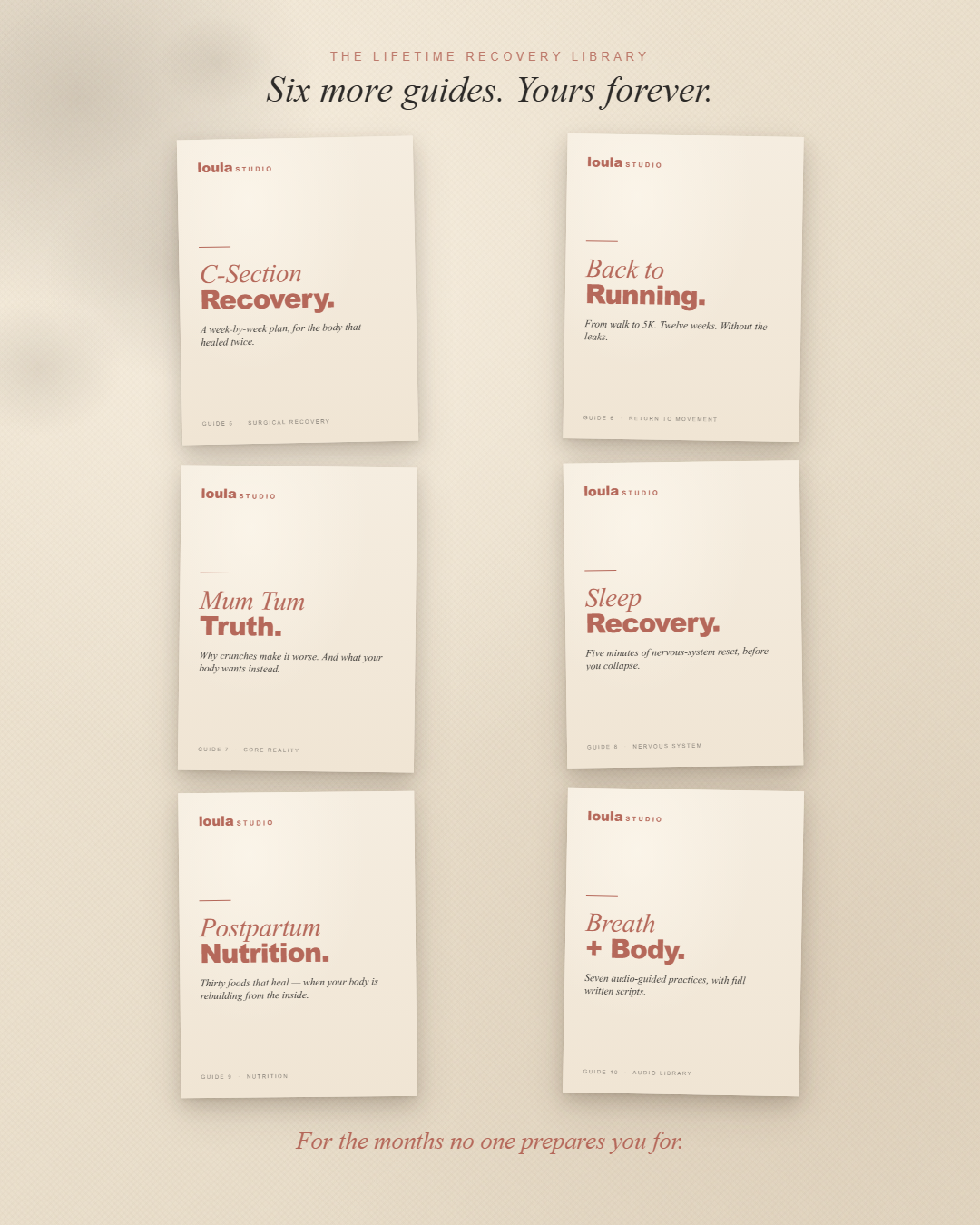 The Lifetime Recovery Library